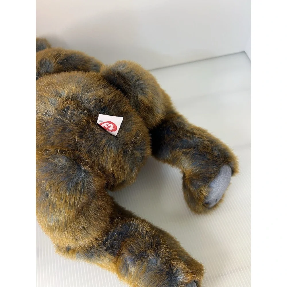 Ty Classic BRODERICK Teddy Bear Brown/Blue Plush Animal 15